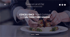 Desktop Screenshot of cuisine-en-loir-et-cher.fr