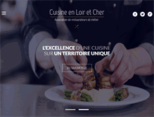 Tablet Screenshot of cuisine-en-loir-et-cher.fr